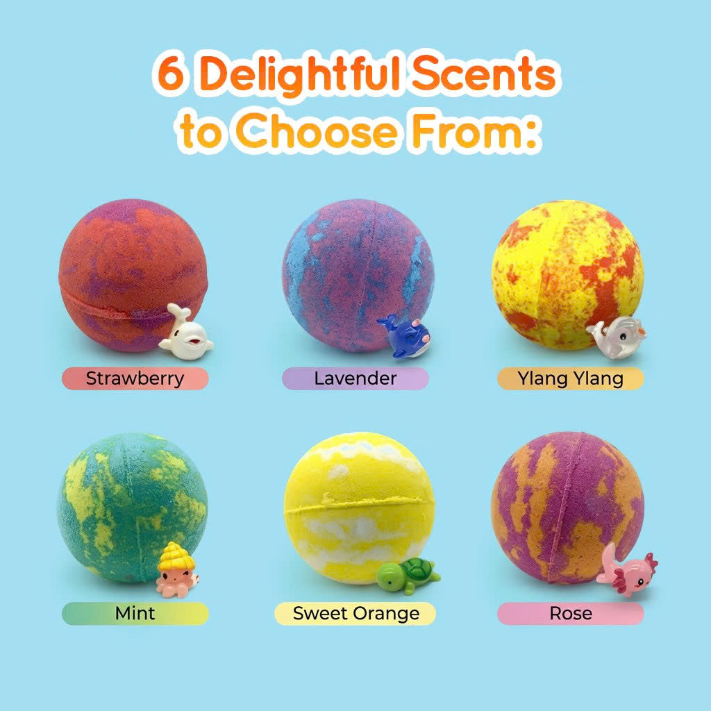 Fizz & Find 6-Piece Bath Bomb Set