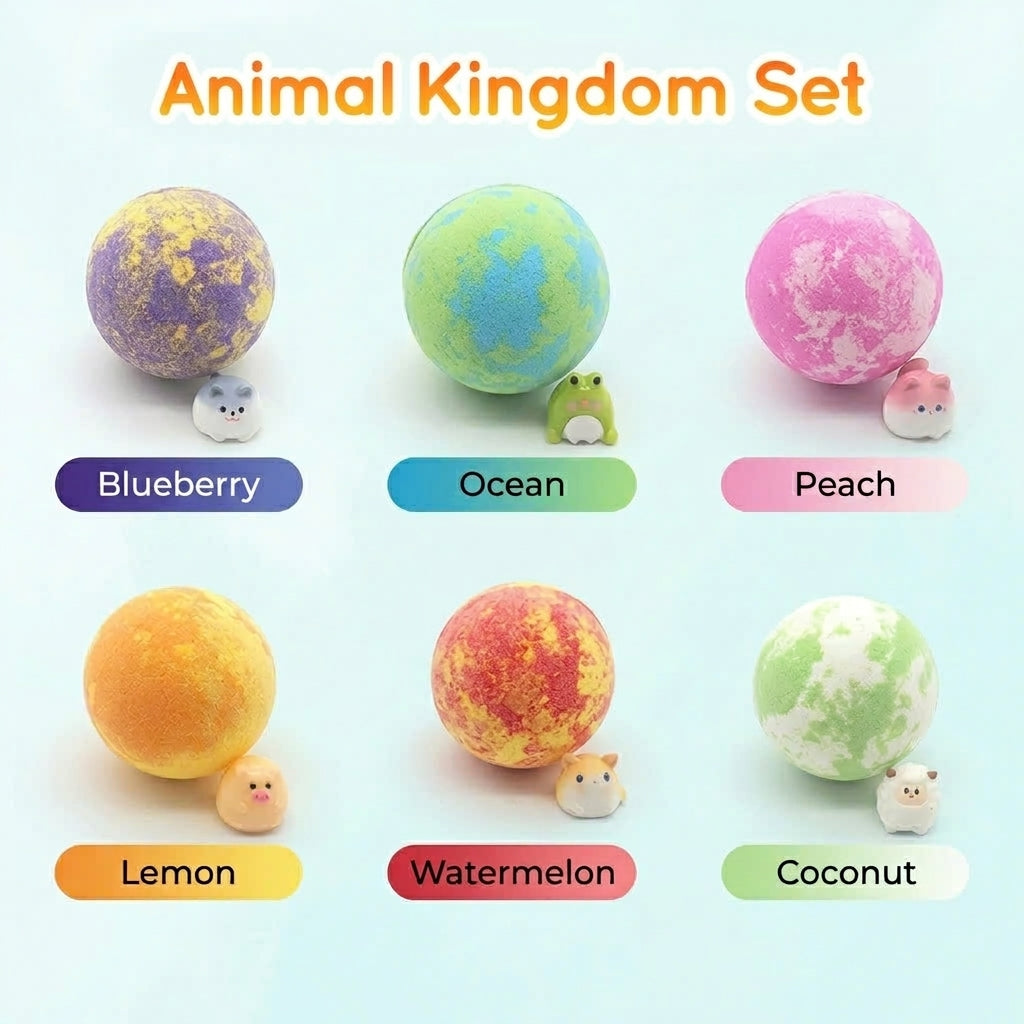 Fizz & Find 6-Piece Bath Bomb Set