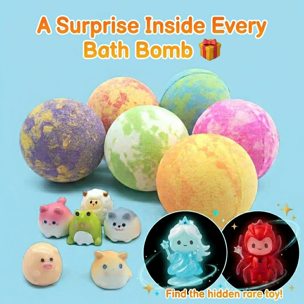 Fizz & Find 6-Piece Bath Bomb Set