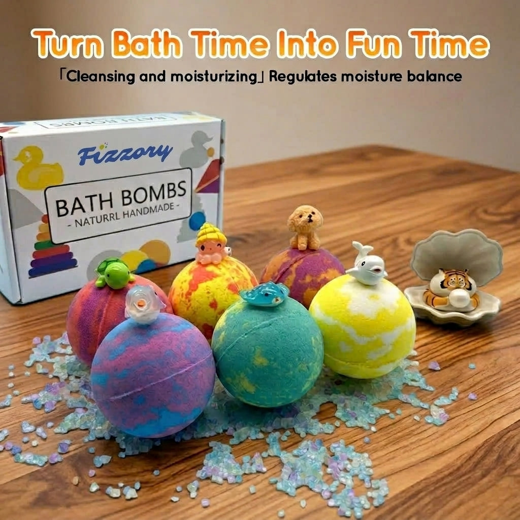 Fizz & Find 6-Piece Bath Bomb Set