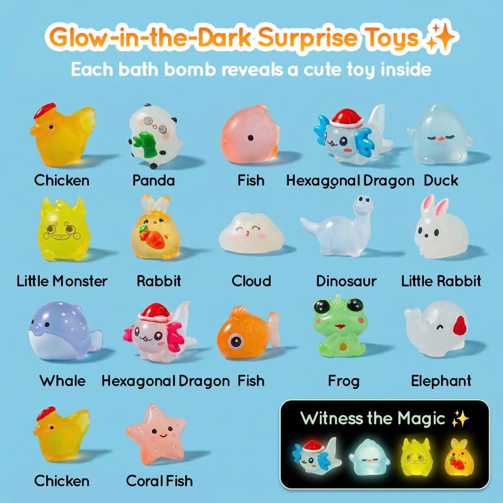 Glow Surprise 15-Piece Bath Bomb Gift Set