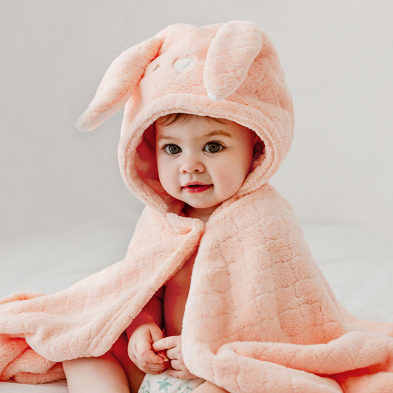 Cozy Animal Hooded Baby Bath Towel