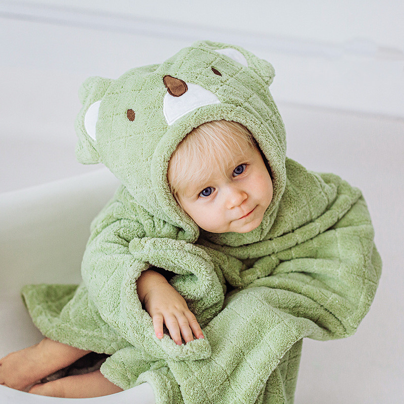 Cozy Animal Hooded Baby Bath Towel